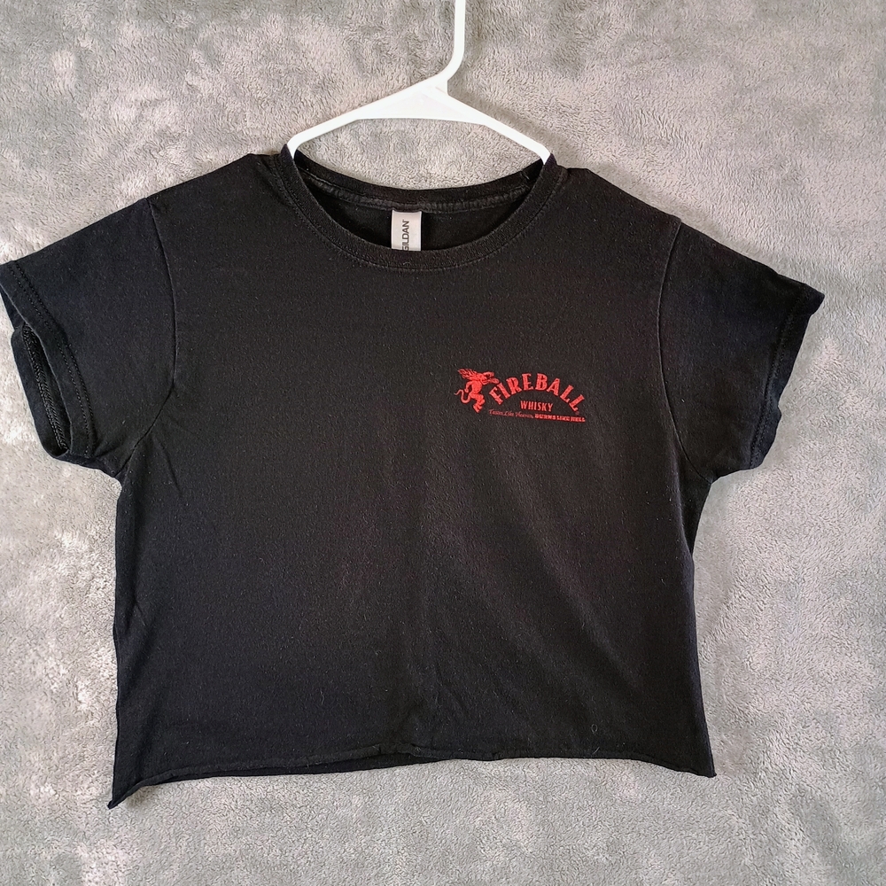 Fireball Black Cur Off Crop Top 16 PTP